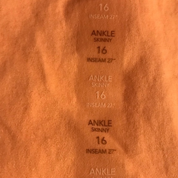 Light Orange Skinny Ankle - Red Camel - Picture 2 of 5